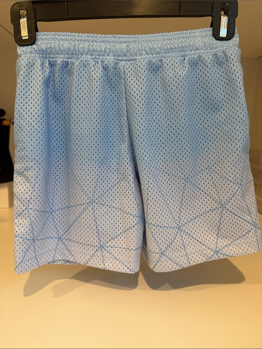 Light Blue Boys' Athletic Mesh Shorts - Picture 5 of 9